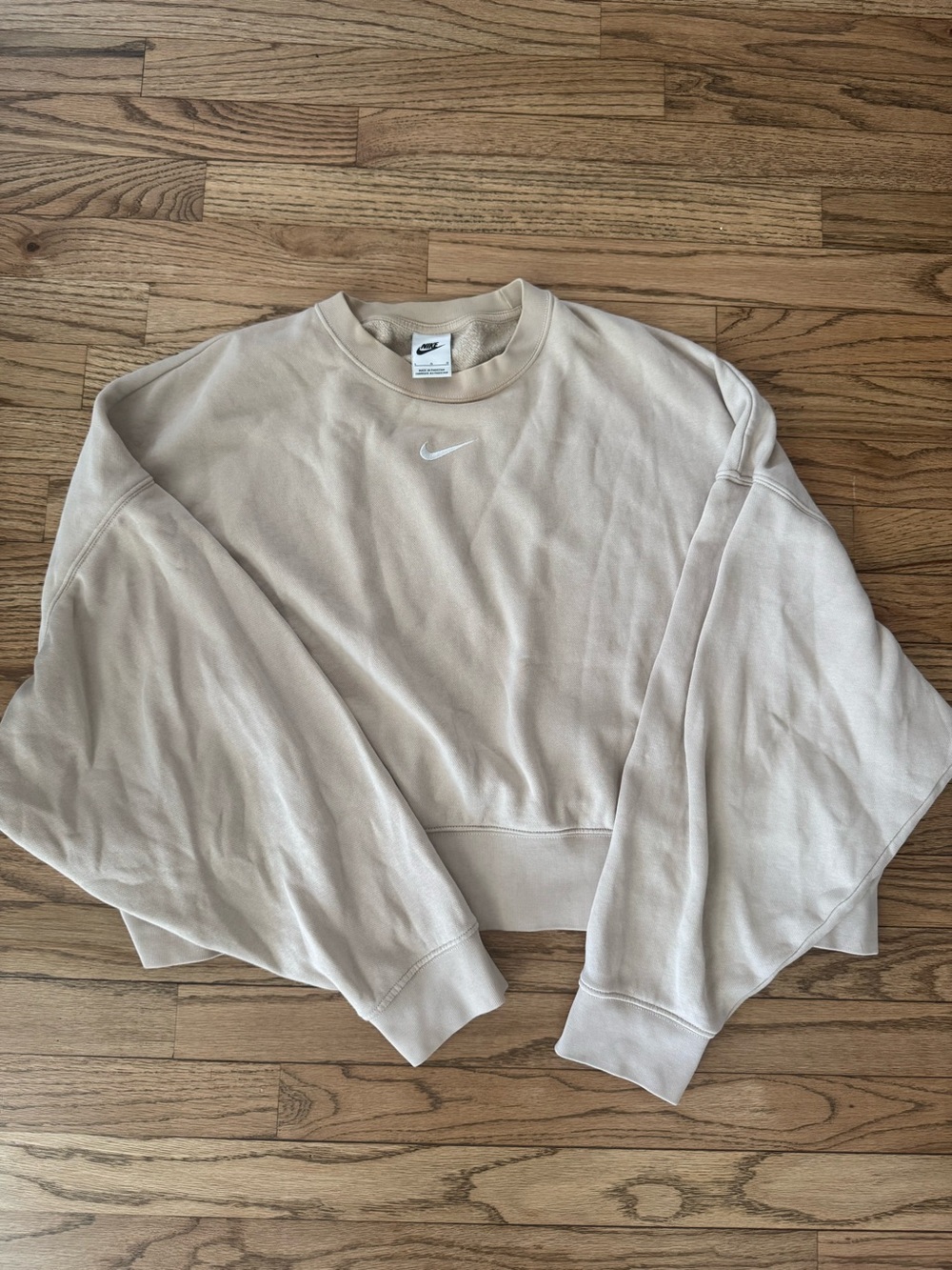 Nike Sportswear Phoenix Fleece Crewneck Sweatshirt Beige
